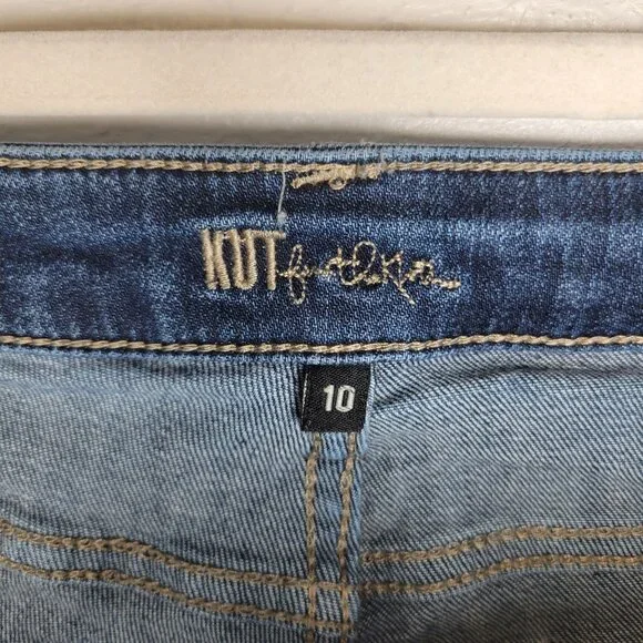 Kut From The Kloth Women's Size 10 Jeans Boyfriend Distressed - Picture 4 of 5